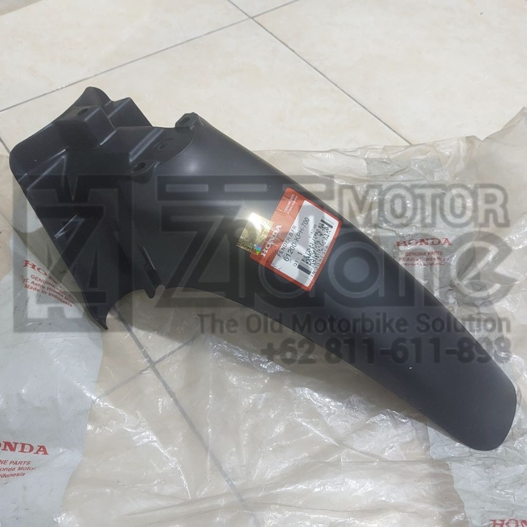 spakbor depan bagian belakang B honda supra x125 x 125 lama original AHM 61200-KPH-700