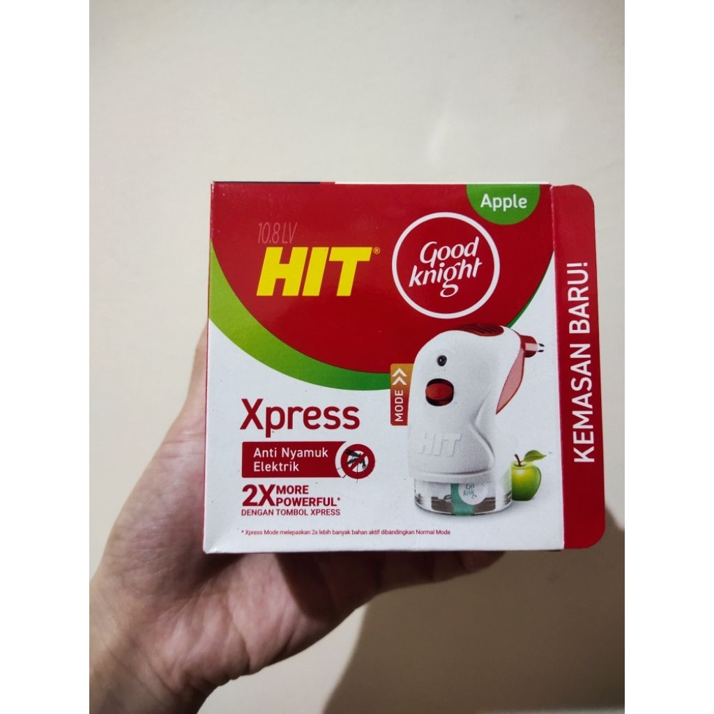 HIT Xpress Obat Nyamuk Cair Elektrik Apel (1 Alat + Refill)