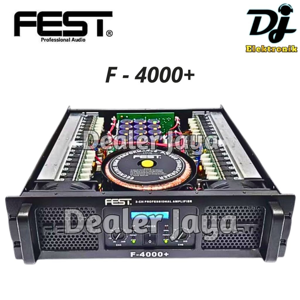 Power Amplifier Fest F - 4000+ / F4000+ - 2 channel