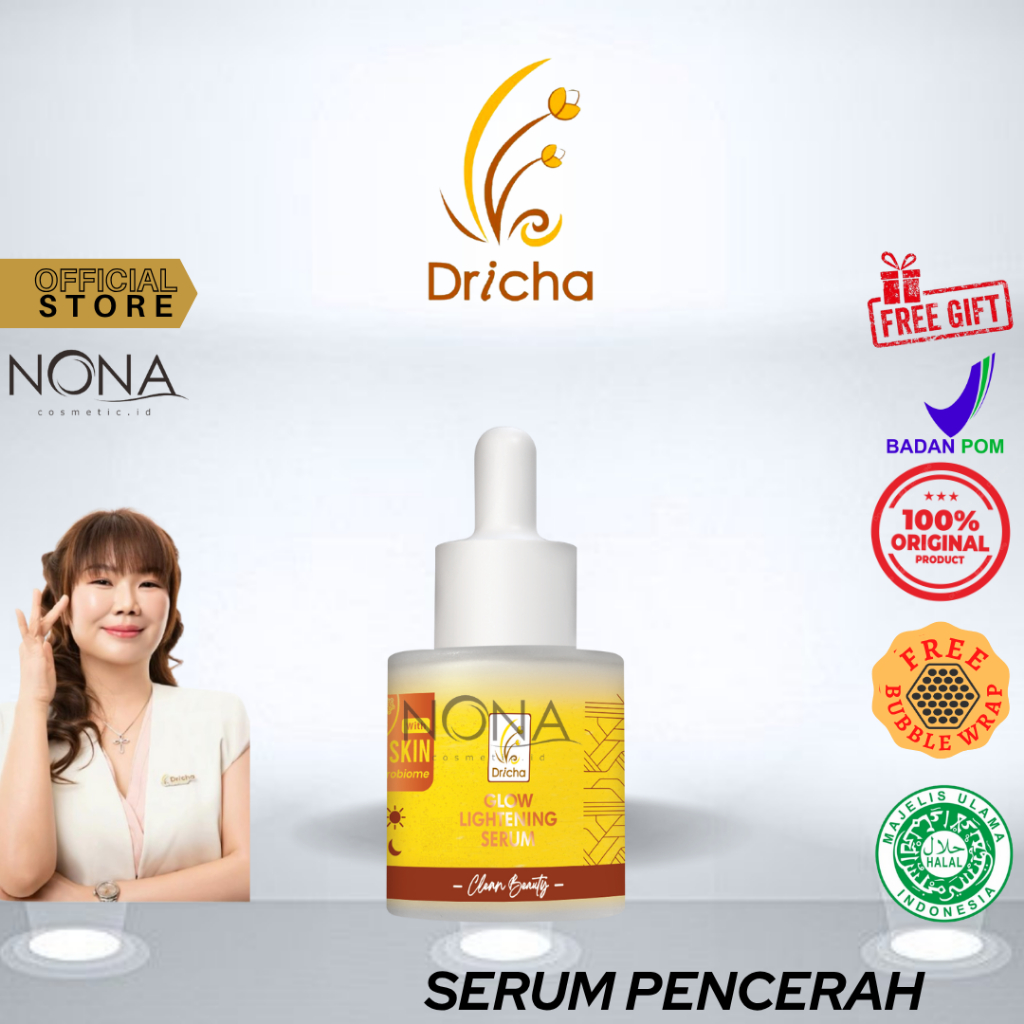 DRICHA GLOW LIGHTENING SERUM (Normal to Dry Skin) serum flek serum pencerah