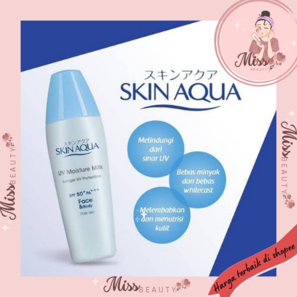 Skin Aqua moisture milk || Sunscreen skin aqua