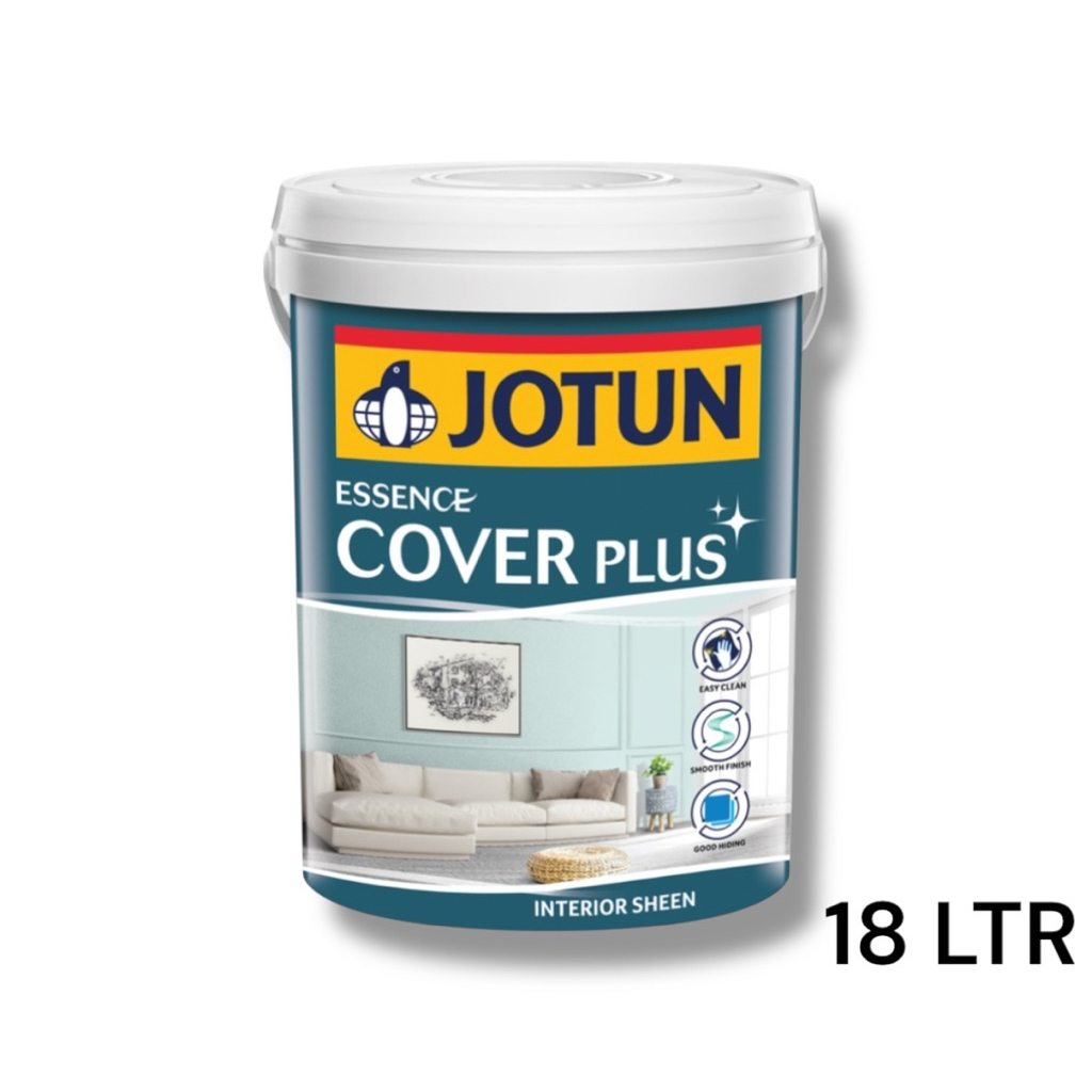 JOTUN COVER PLUS, CAT TEMBOK INTERIOR JOTUN 18LTR