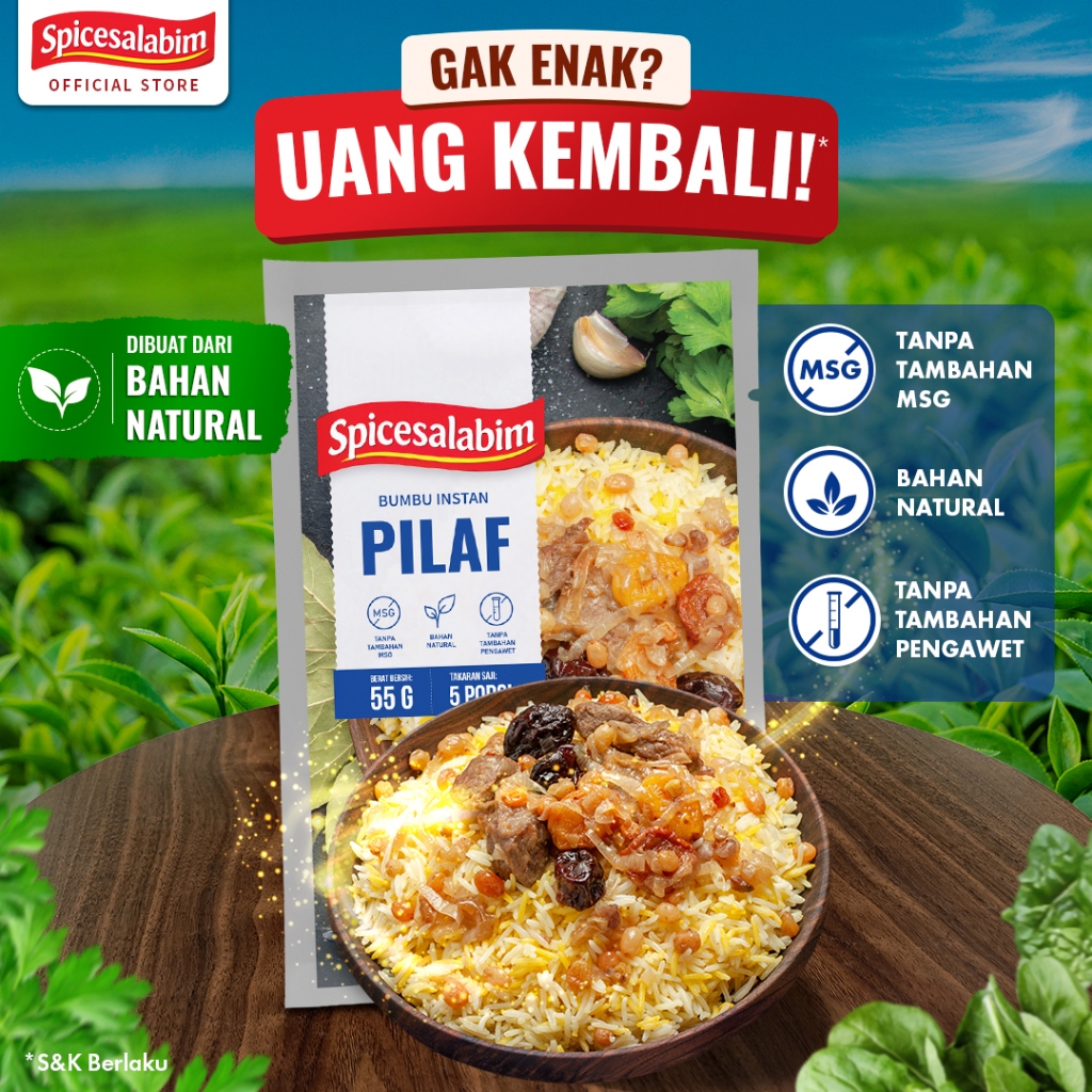 Bumbu Pilaf Instan - Ajaib, Masak Jadi Mudah & Enak | Spicesalabim