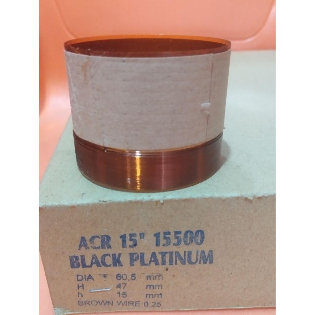 Spul spol spool speaker 10 15 inch 10inch  15inch ACR 15500 Black Platinum voice 60.5mm