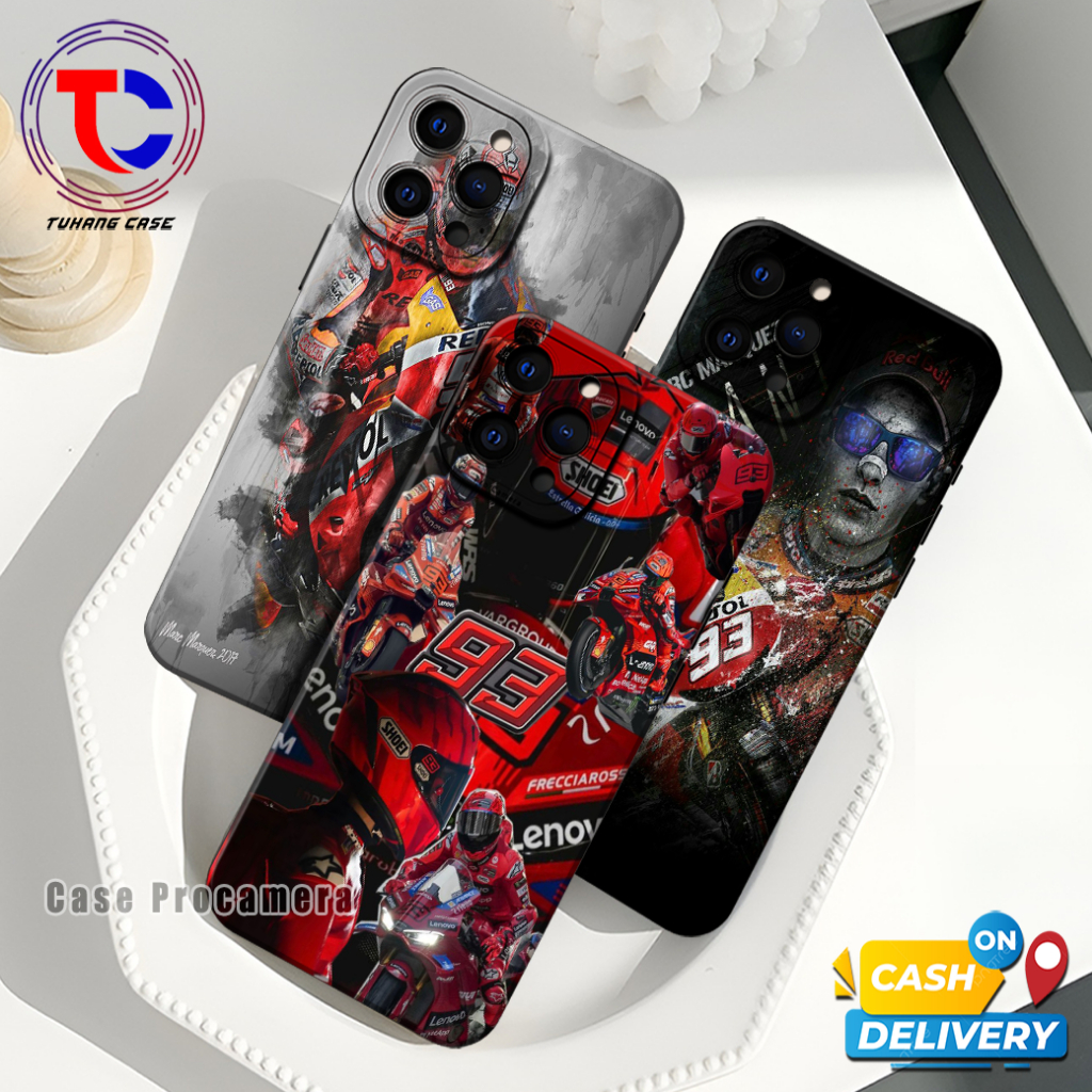 Marc Marquez Casing Procamera - Softcase Silicon - Full Protection - For  Iphone Samsung Xiaomi Redm