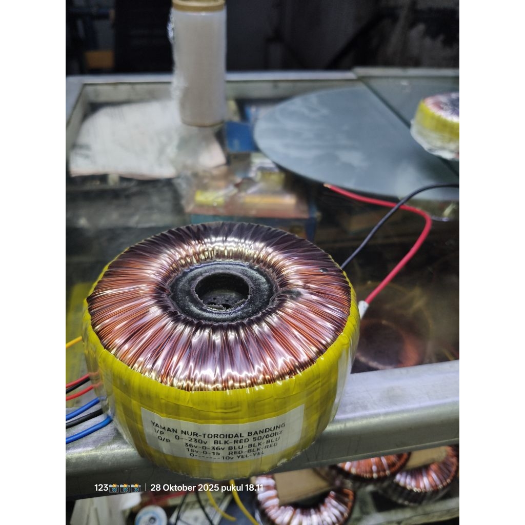 TRAFO DONAT AKTIP   36V CT 36V 15V CT 15V 0 10V