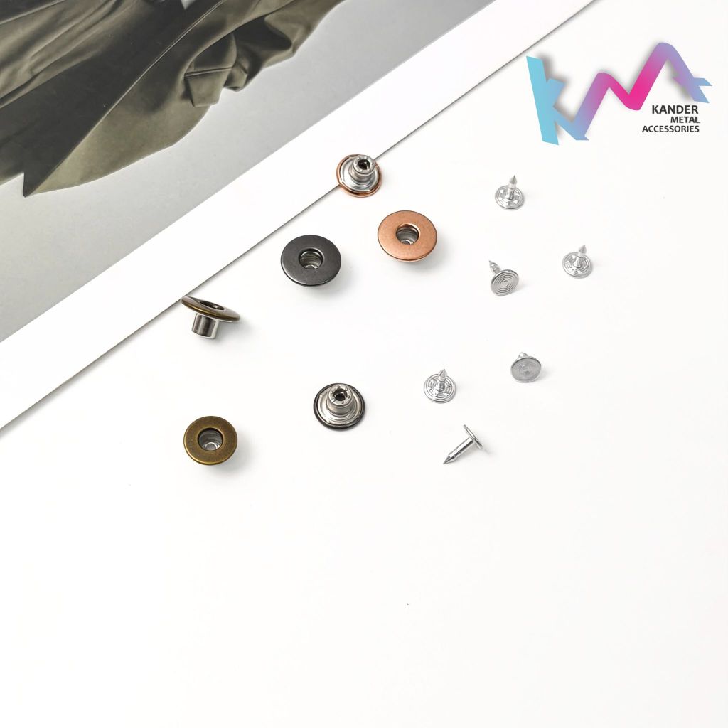 KANDER Jeans Button YKK Style Kancing Goyang Jacket Celana Jeans