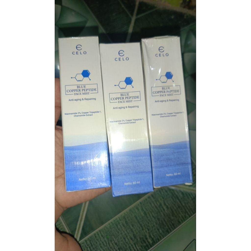 Celo copper peptide facemist (Dapat 3 gratis 1)