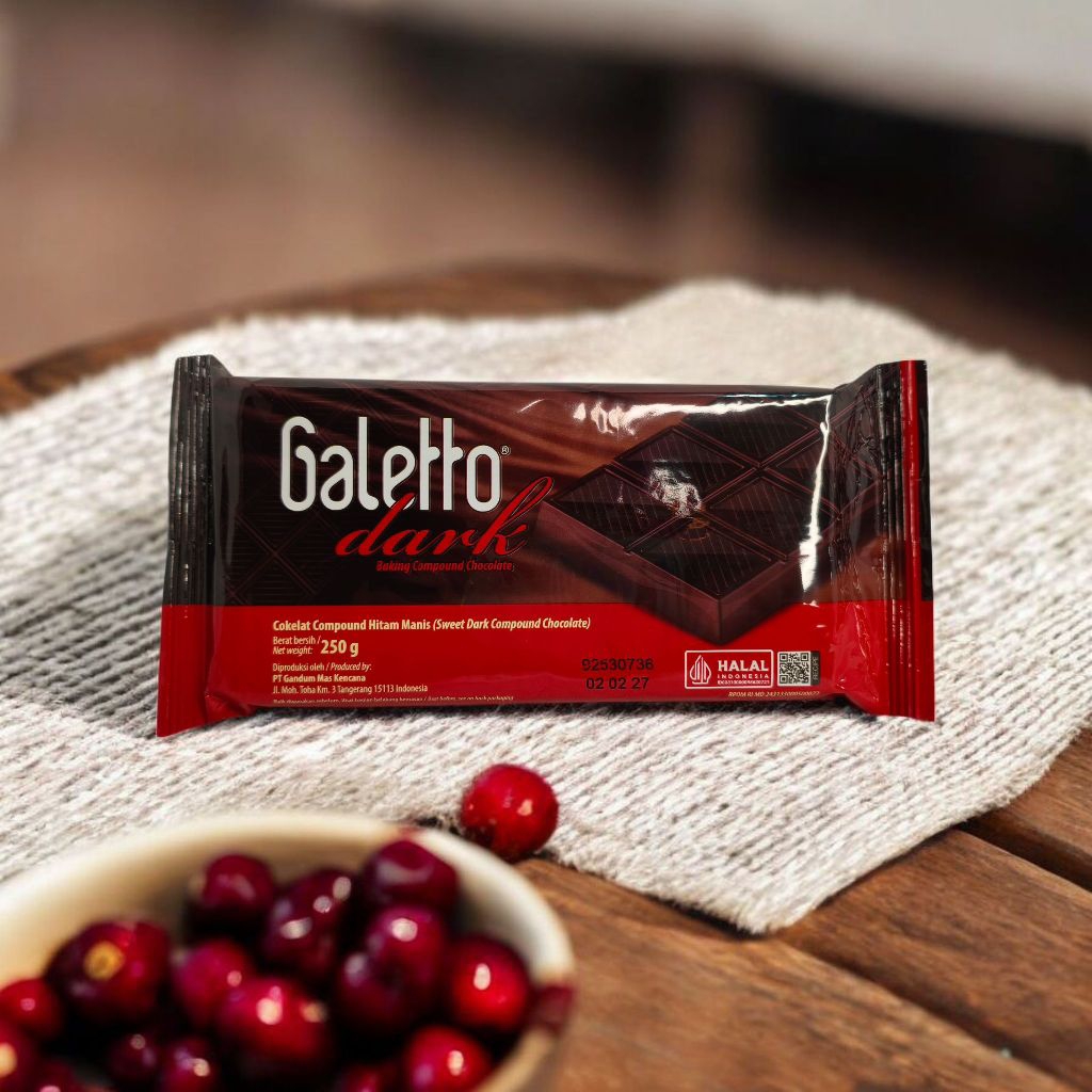 Brothoaly Coklat Batangan Galetto Dark 250Gr Enak