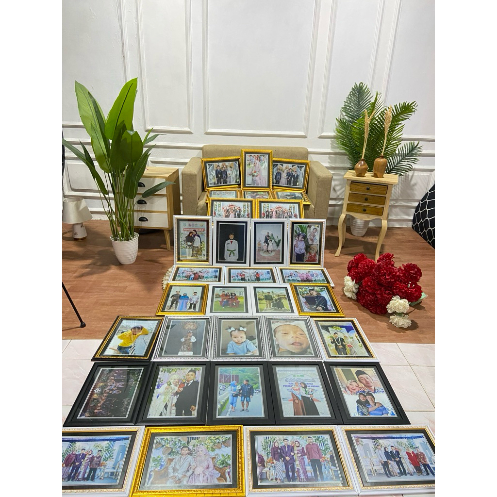 cetak foto 10r + pigura