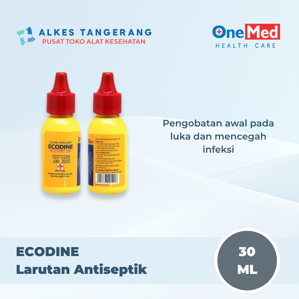 Onemed Ecodine 30ml Povidone Iodine P3k