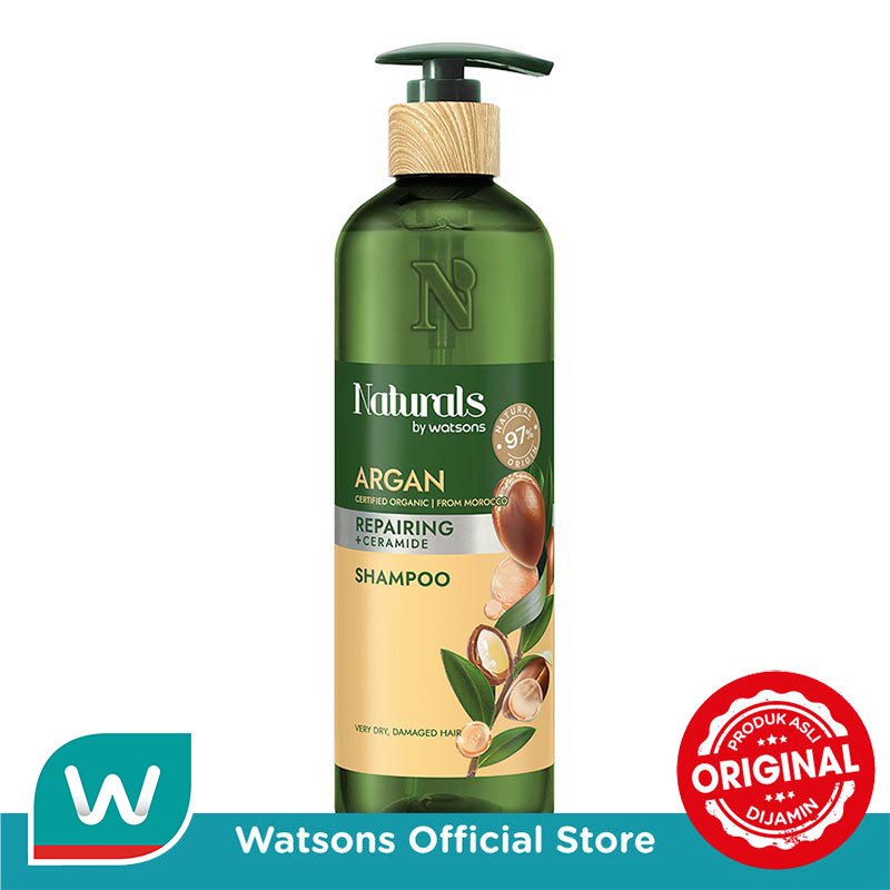 Naturals by Watsons Argan Repairing Shampoo 490ml