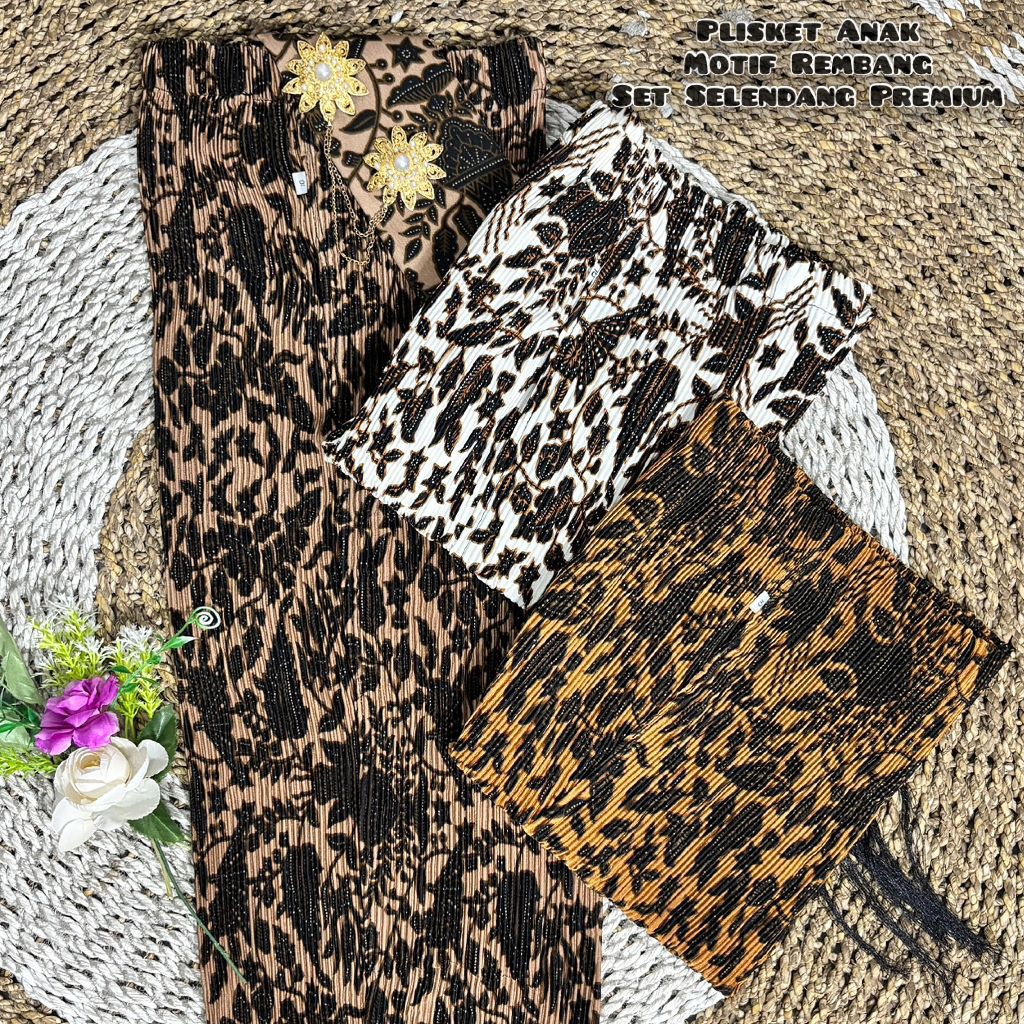 Rok anak bali kamen jadi motif seseh anak