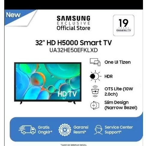 tv Samsung 32 inch smart tv h5000f YouTube - Netflix - garansi resmi 2 tahun
