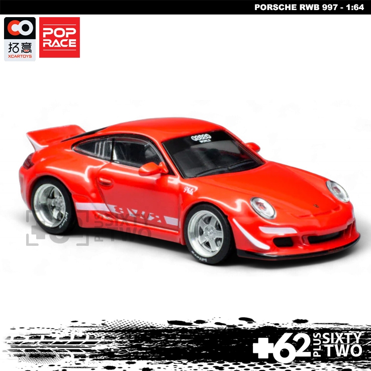 Pop Race Xcartoys Porsche RWB 997 series 1:64 European sport Car Germany Car Diecast Mini Scale Mobi