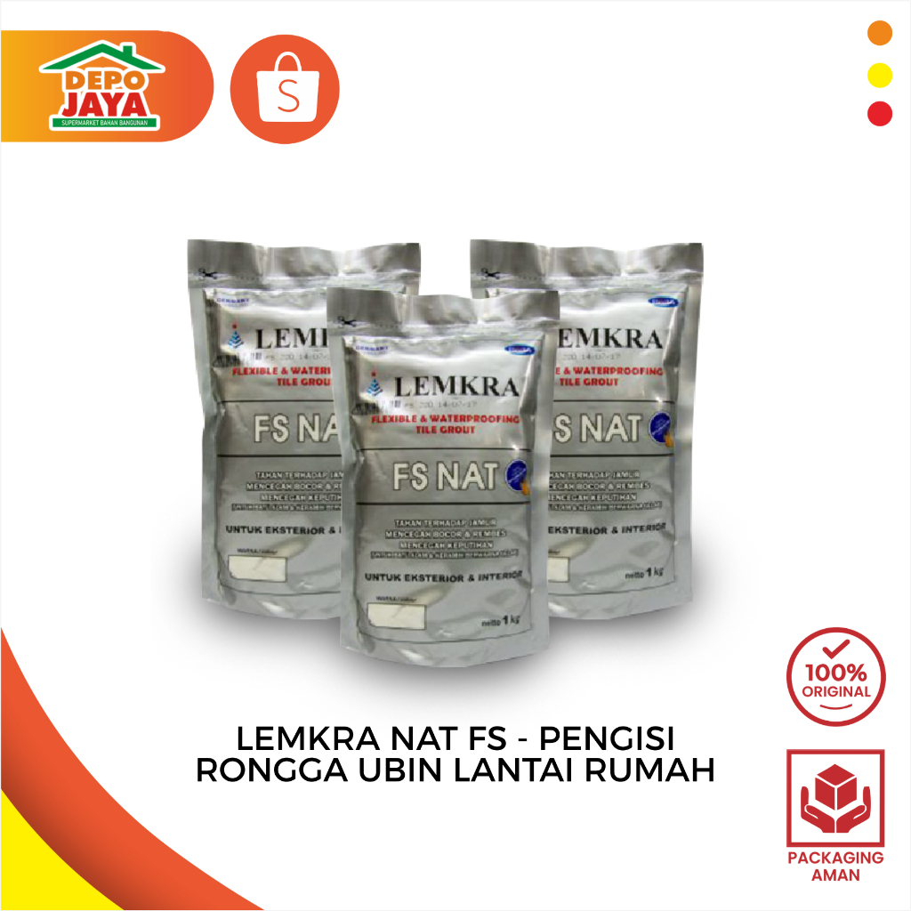 LEMKRA FS NAT - PENGISI RONGGA UBIN/LANTAI GRANIT/KERAMIK FS NAT DARI LEMKRA