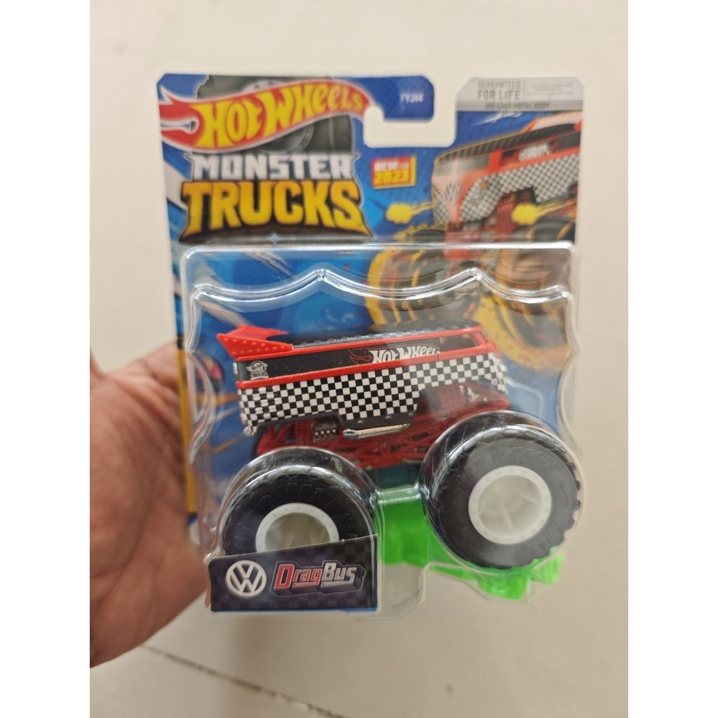 hot wheels monster truck VW drag bus