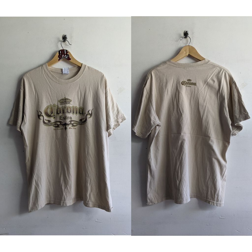 (Kaos Branded) Vintage Corona Extra "La Cerveza Mas Fina" Gildan '99s Graphic Tee