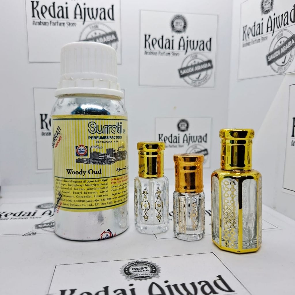 Woody Oud Surrati | Parfum Woody Oud BIBIT MURNI 100 % By Surrati