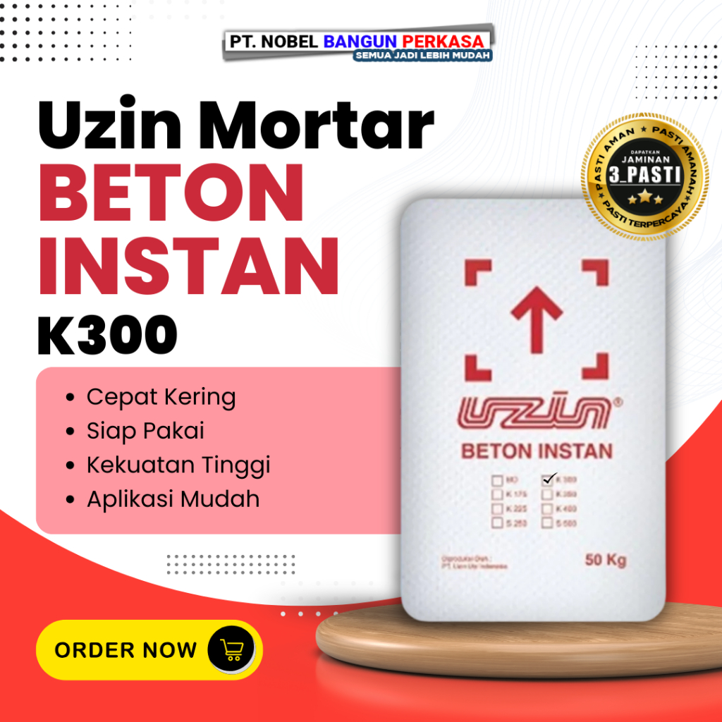 Semen Mortar Uzin Beton Instan K300 50kg