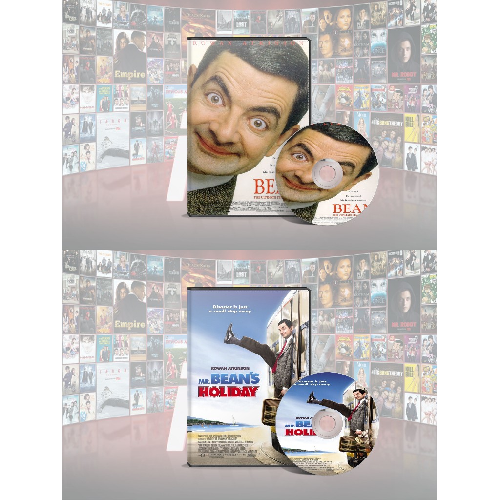 DVD Bean (1997) + DVD Mr Bean's Holiday (2007)