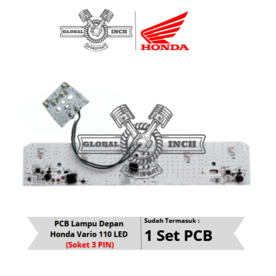 PCB Lampu Depan Honda Vario 110 LED FI Original Agnes