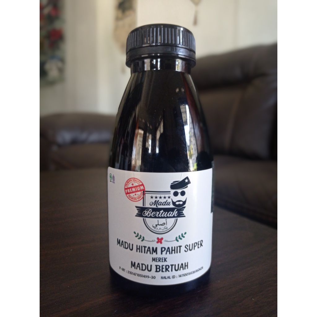 madu hitam pahit super madu bertuah, madu + brotowali pegagan mahoni kapulogo sambiloto  pasak bumi