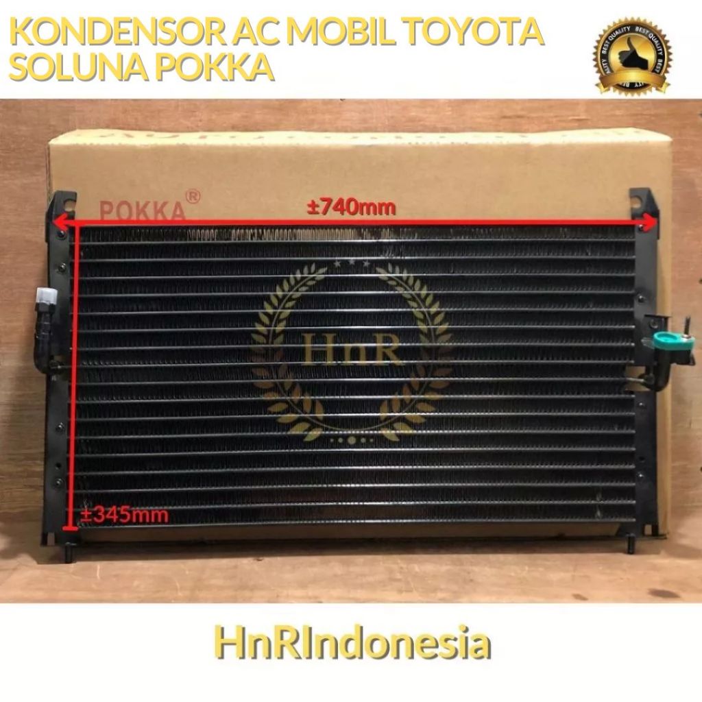 Kondensor AC Mobil Toyota Soluna Condensor POKKA PREMIUM QUALITY