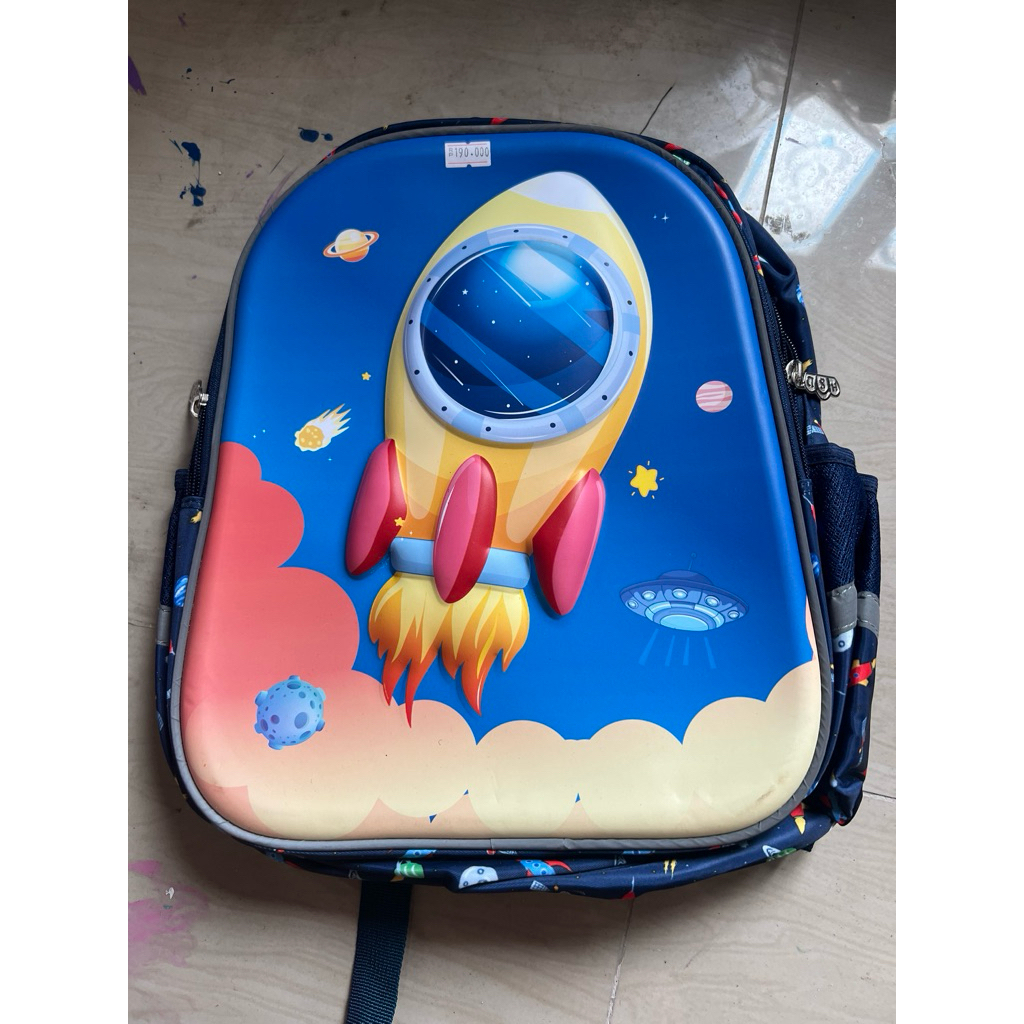tas sekolah ransel roket hsd 2ruang
