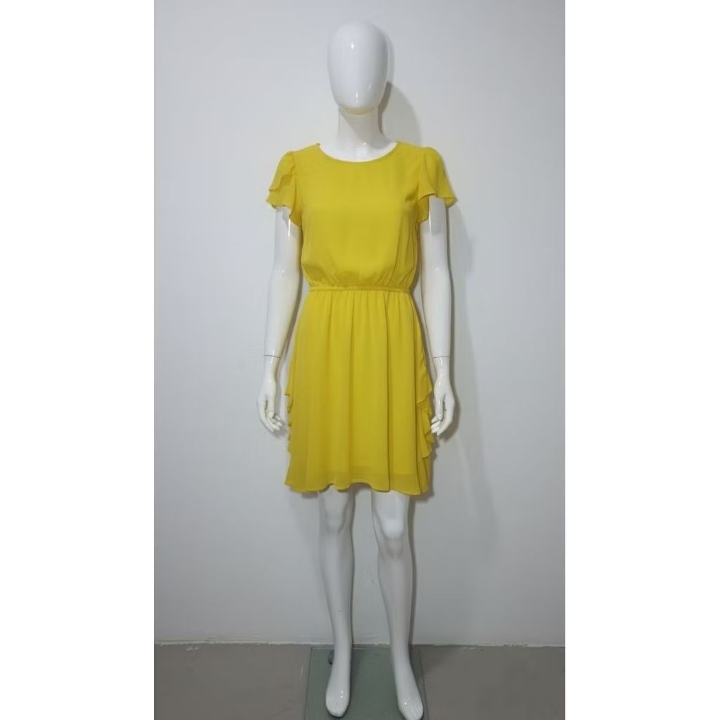 Mini Dress Chiffon | Preloved Dress Chiffon Casual