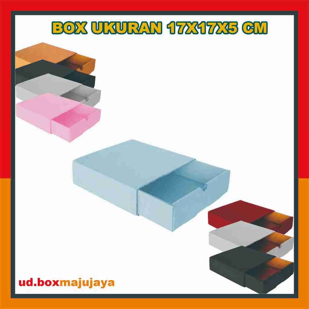 Box 17x17x5 cm / Box Slide / Kardus Polos