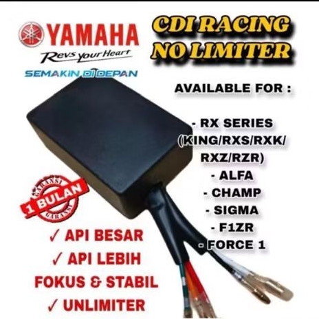 CDI RACING F1ZR NO LIMIT SPEK JAHAT