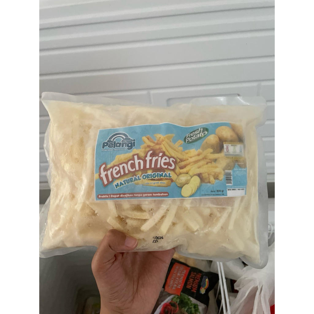Pelangi Anak Kentang Goreng 800gr Non MSG dan pengawet/ french fries Non MSG kentang goreng sehat na