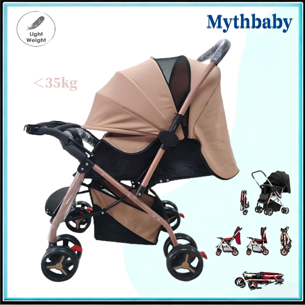 Kereta bayi lipat perjalanan Kereta bayi lipat duduk 2 arah eksotis