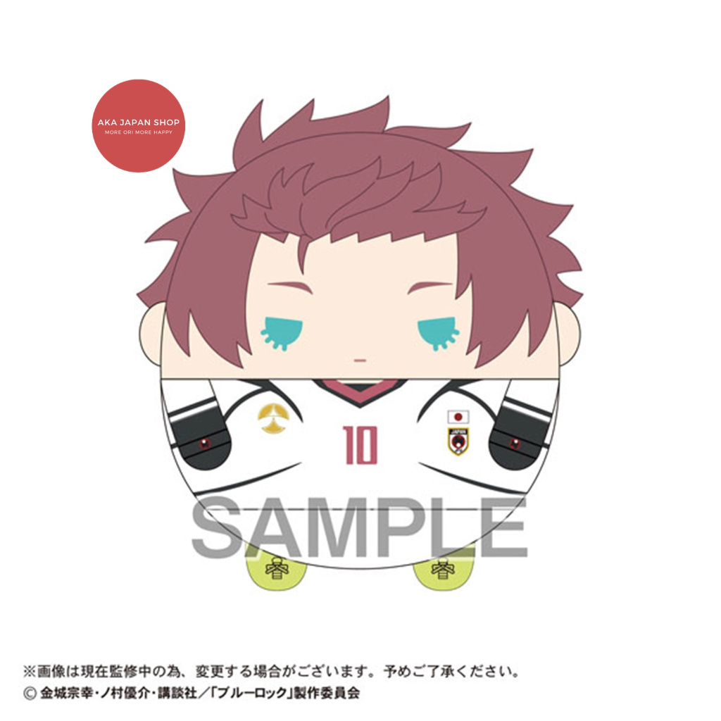 Blue Lock Bluelock vs Japan u20 Plushie Mascot Fuwakororin Size M Bachira Meguru Chigiri Hyoma Nagi 