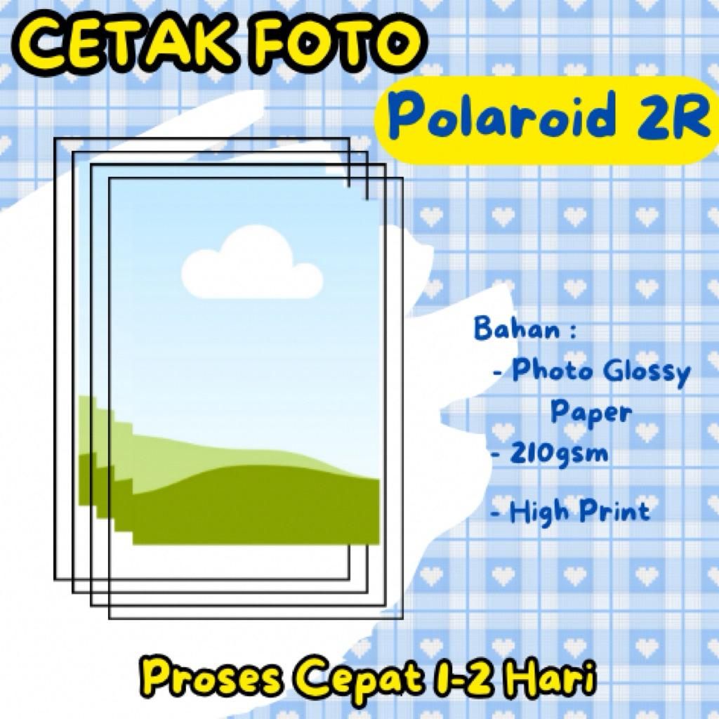 Cetak Foto Polaroid 2R | Cetak Foto 2R | Cetak Foto | Polaroid 2R