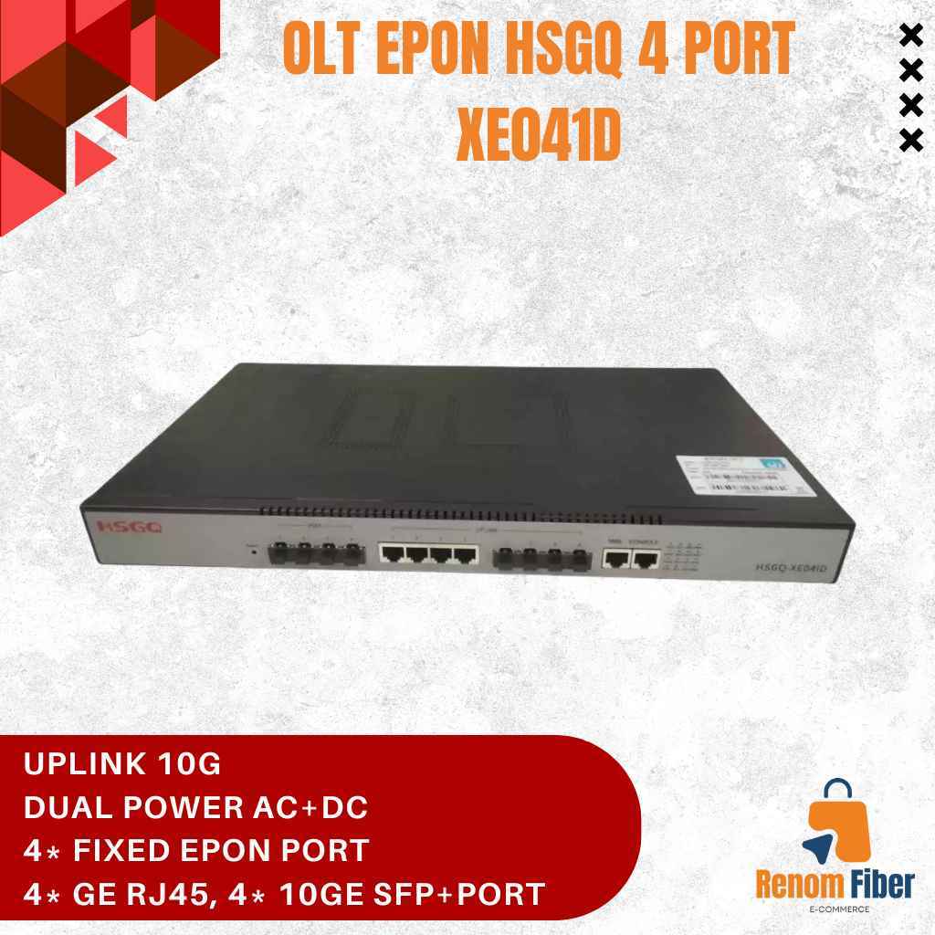 OLT EPON HSGQ Xe04ID - E04ID dual power