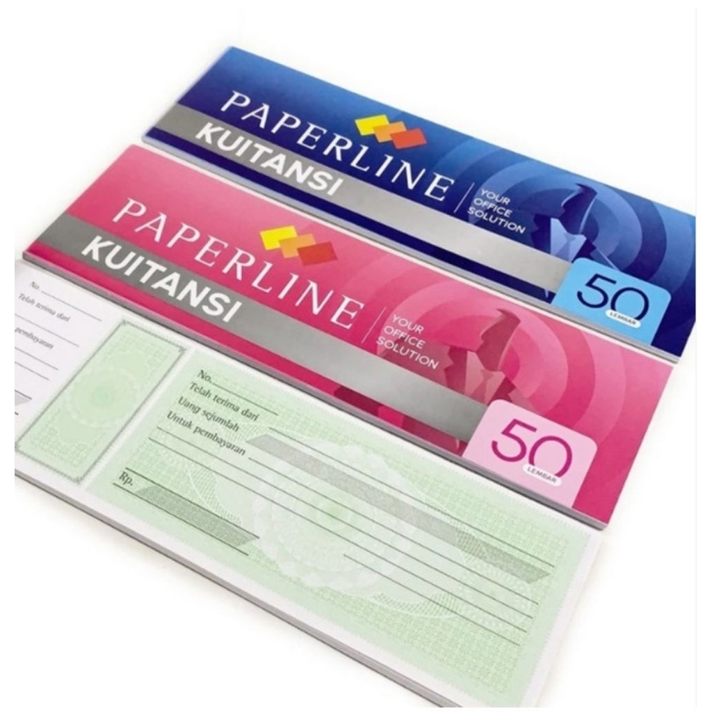 Buku Kwitansi Paperline 50Besar | Buku Nota Pembayaran | 1pak=10Buku