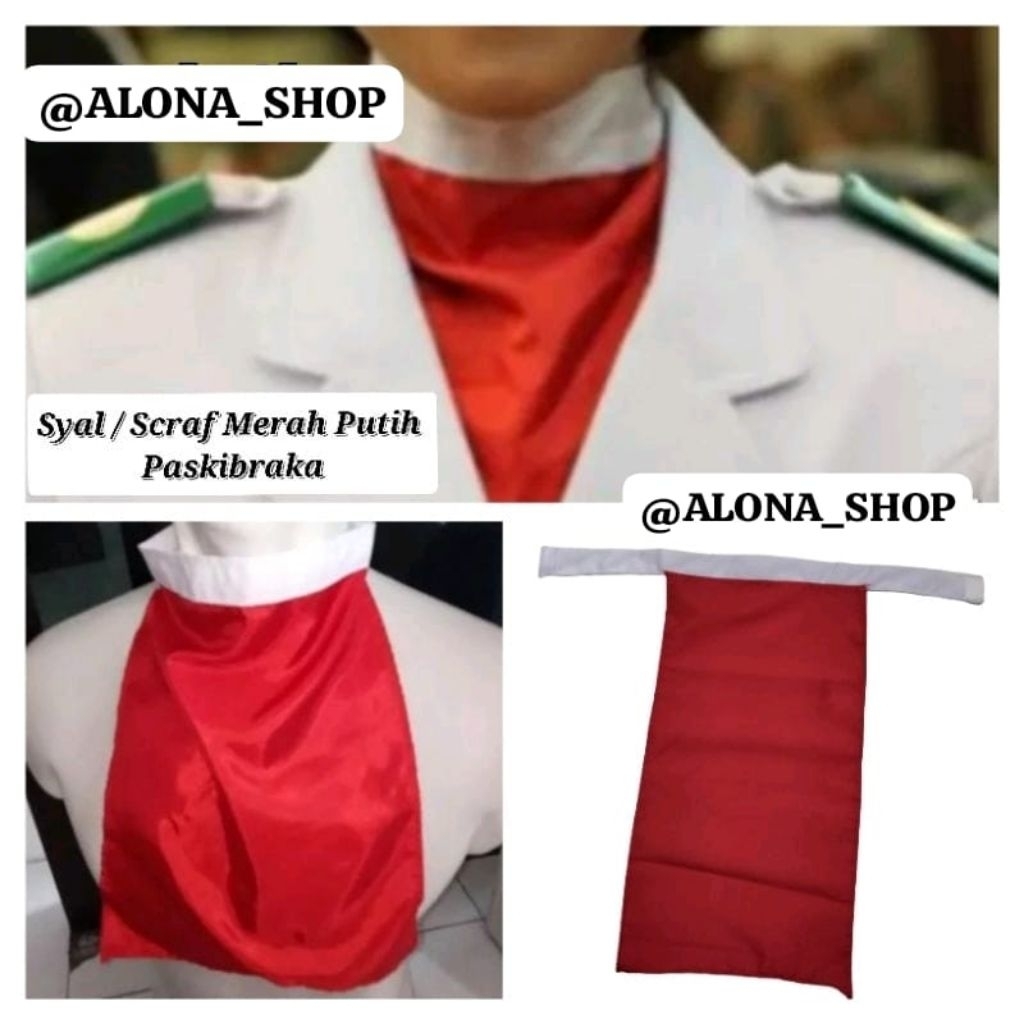 SYAL / SCARF MERAH PUTIH PASKIBRAKA