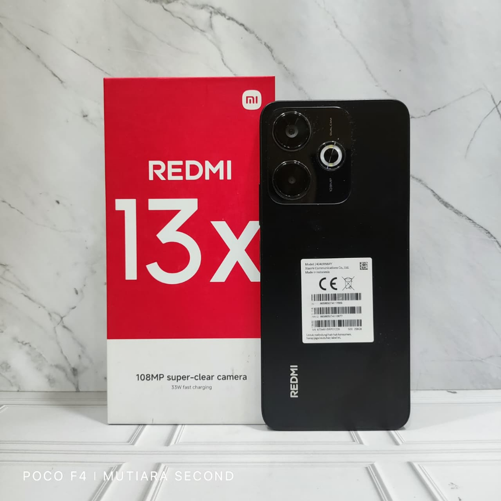Xaomi Redmi 13x Ram 8GB Rom 128GB I Ram 8GB Rom 256GB( Second )