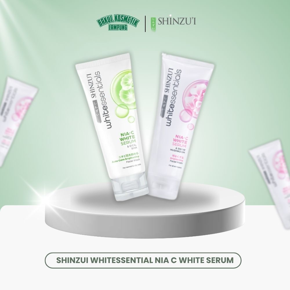 Shinzui Face Wash 80ml - Mencerahkan Kulit, Mengurangi Jerawat, Mengecilkan Pori, Memudarkan pigment