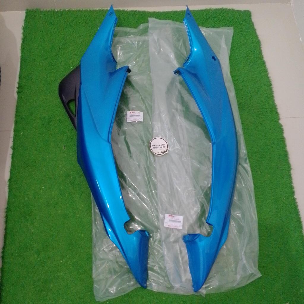 SET COVER BODY BELAKANG SUZUKI SATRIA FU 150 OLD THAILAND BARONG 2005-2012 BIRU CANDY ORI SGP