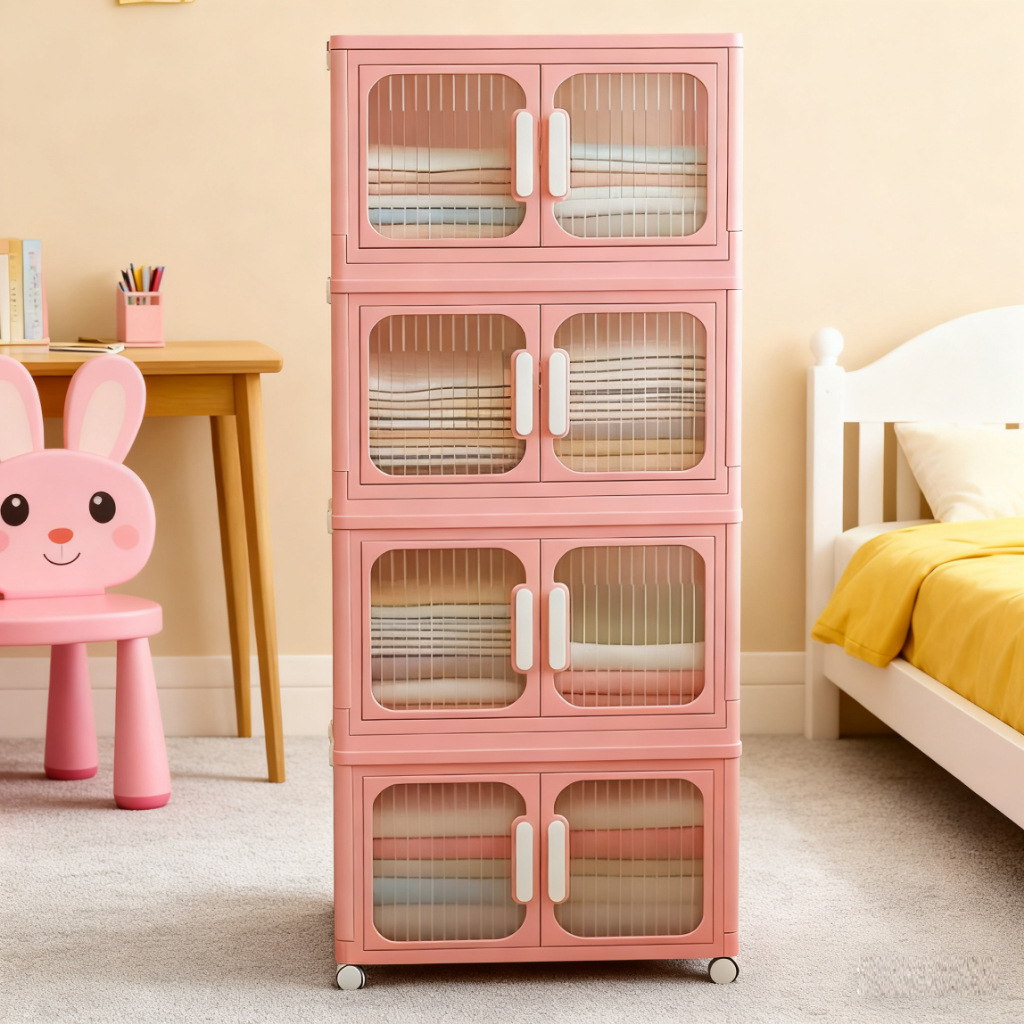 Besar Lemari Plastik Susun Besar Storage Cabinet Lemari Plastik Lipat Susun Rak Kabinet Susun Lipat 