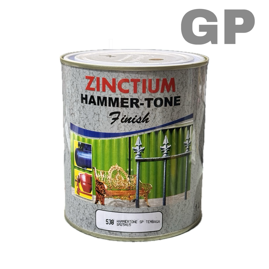 Zinctium HAMMER-TONE Finish || cat pagar besi, dll || Hammer Texture