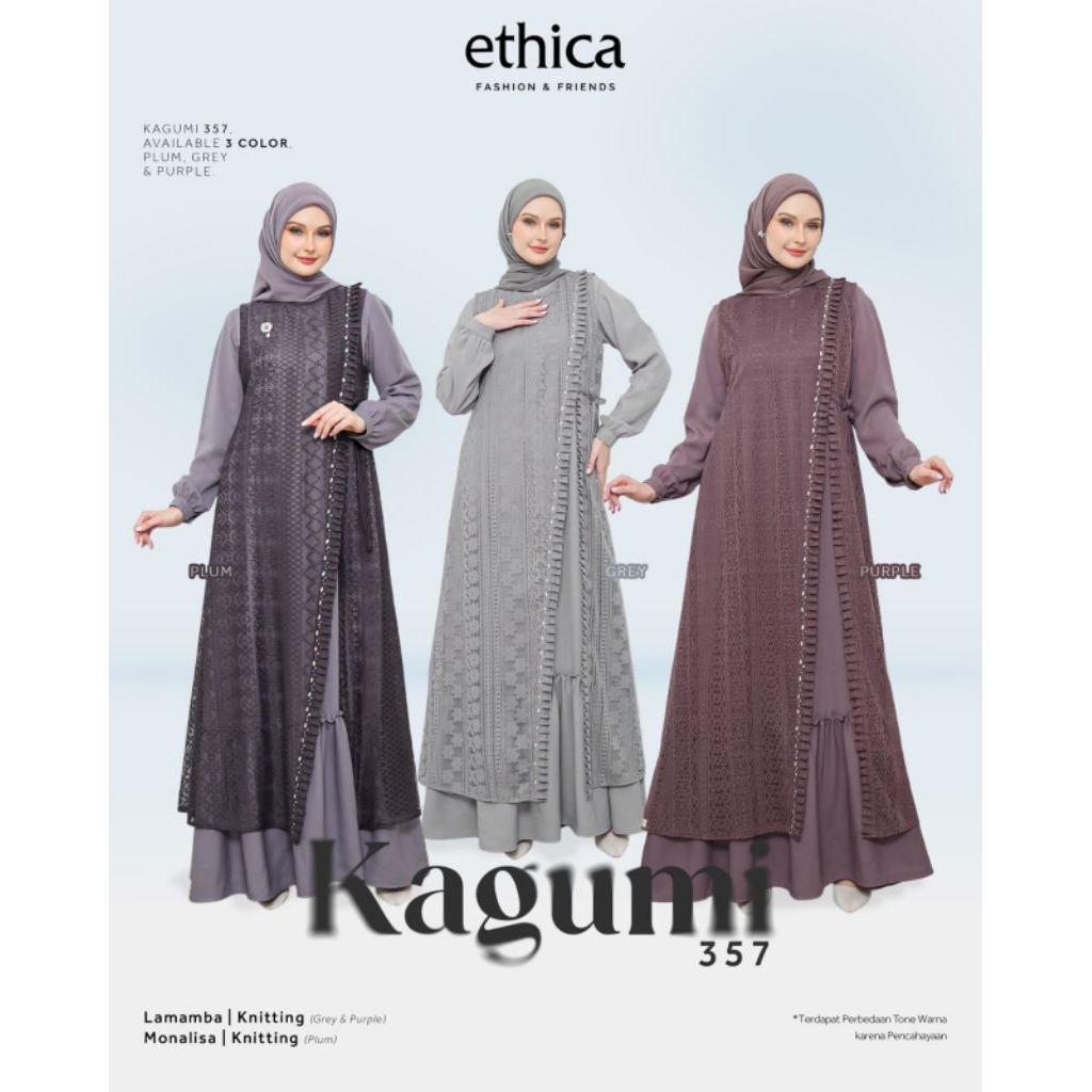 GAMIS ETHICA KAGUMI 357 GAMIS PESTA GAMIS KONDANGAN TERBARU 2026