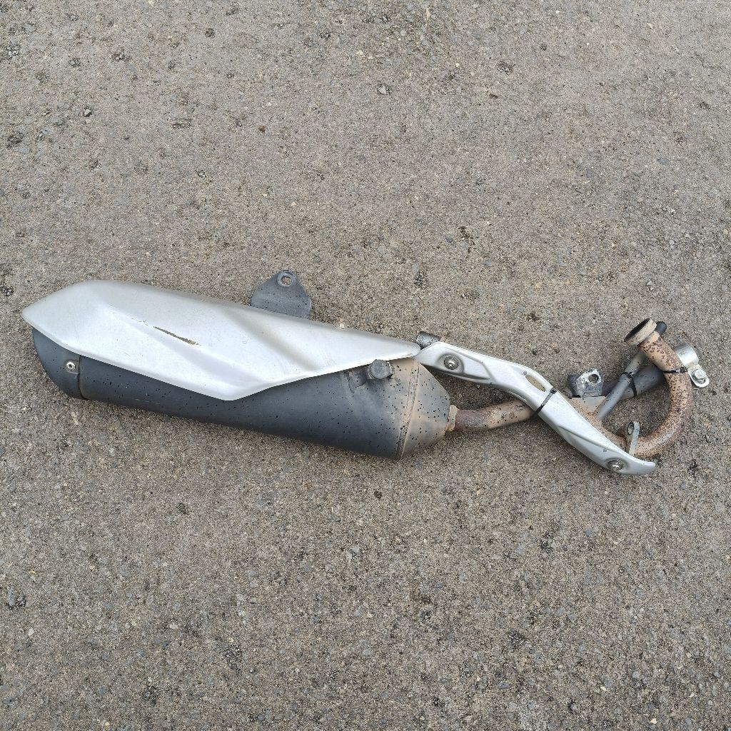 Knalpot standar KLX BF SM 2023 Original (bekas)