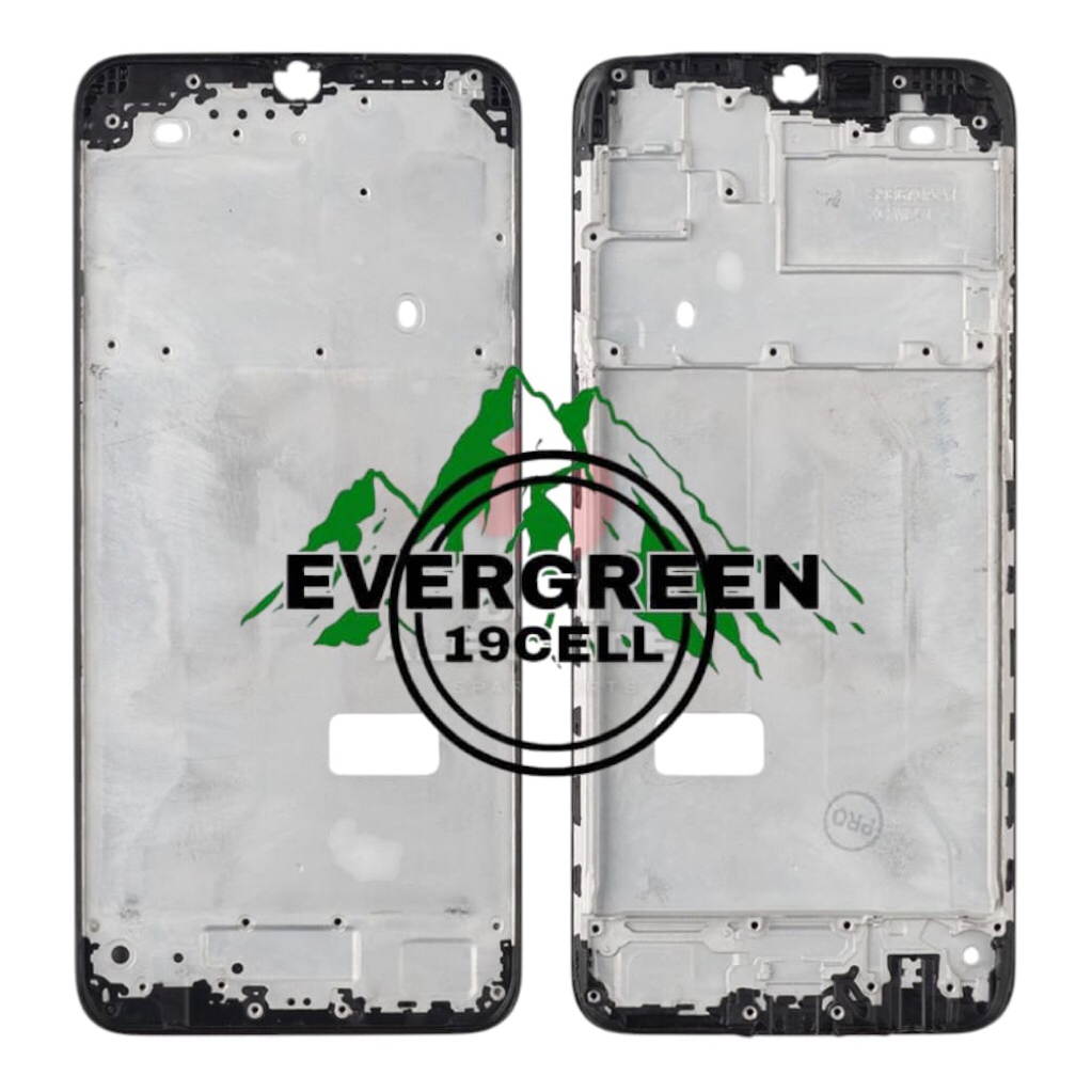 FRAME LCD REALME 5 / REALME 5I / REALME 5S ( hitam ) DUDUKAN TATAKAN TULANG TENGAH LCD REALME 5 REAL