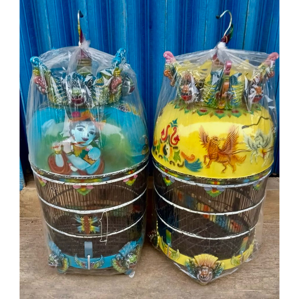 sangkar perkutut fiber barong