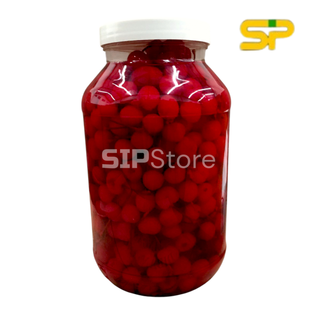 Red Cherry MARASCHINO TANGKAI 3,6kg / Buah Ceri Tangkai / Ceri Merah Tangkai / Cherry Tangkai Merah 