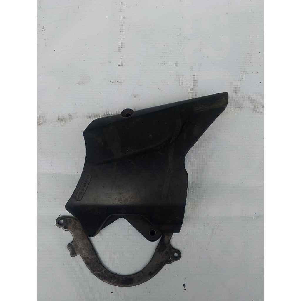 tutup gear depan megapro monoshock ori copotan set besi